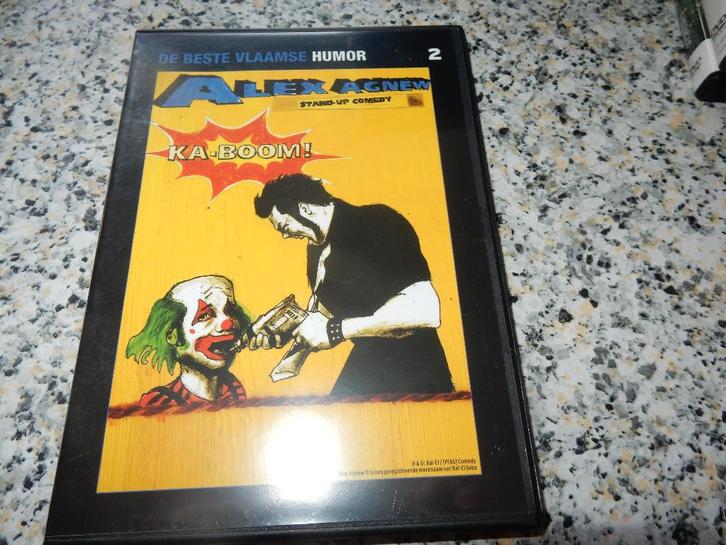 nr.2353- Dvd: alex agnew ka-boom - humor, CD & DVD, DVD | Cabaret & Sketchs, Comme neuf, Stand-up ou Spectacle de théâtre, Enlèvement ou Envoi