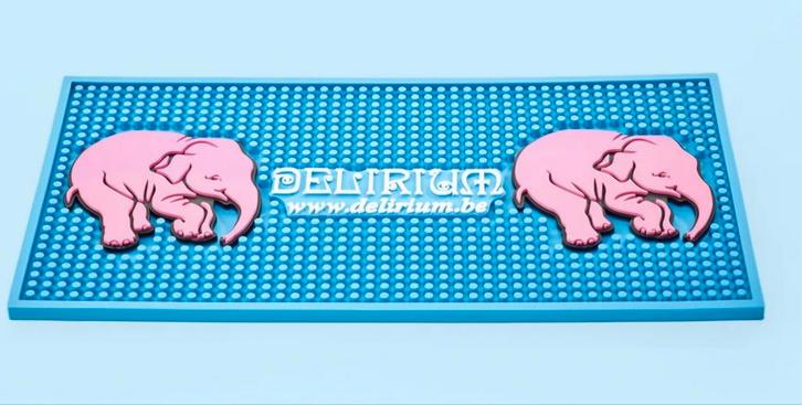 Delirium Tremens rubberen toogmat, Verzamelen, Biermerken, Nieuw, Ophalen of Verzenden