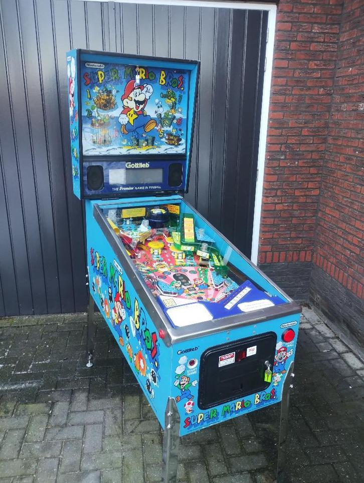 Gottlieb Super Mario Bros flipperkast, Verzamelen, Automaten | Flipperkasten, Gebruikt, Dot-matrix, Flipperkast, Gottlieb, Ophalen of Verzenden