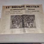 Poster, affiche   Club brugge 11de Brugse Metten 1986, Verzamelen, Sportartikelen en Voetbal, Ophalen of Verzenden, Nieuw, Poster, Plaatje of Sticker