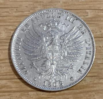 zeer zeldzaam !! 25 centisimi 1902 Italie beschikbaar voor biedingen