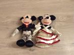 Disney Mickey & Minnie Mouse trouw pluche characters (25 cm), Mickey Mouse, Ophalen of Verzenden, Knuffel, Zo goed als nieuw