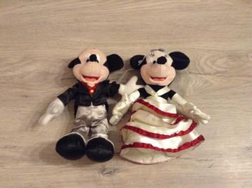 Disney Mickey & Minnie Mouse trouw pluche characters (25 cm)