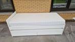 Bed 200x90 met uitschuifbaar extra bed en opberglades, Huis en Inrichting, Ophalen, Zo goed als nieuw, Matras