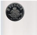 Monaco 2 francs 1981, Ophalen of Verzenden, Overige landen, Losse munt