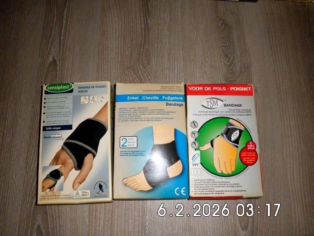 BANDAGES POUR LES POIGNETS/LES GENOUX/LES CHEVILLES, Enlèvement ou Envoi, Neuf, Autres types