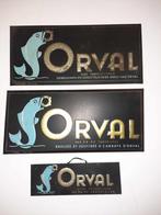 Panneaux publicitaires Orval Fr-Fl et mini, Utilisé, Enlèvement ou Envoi, Panneau publicitaire