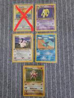 Pokémon 4 kaarten 1e editie NL/EN, Enlèvement ou Envoi