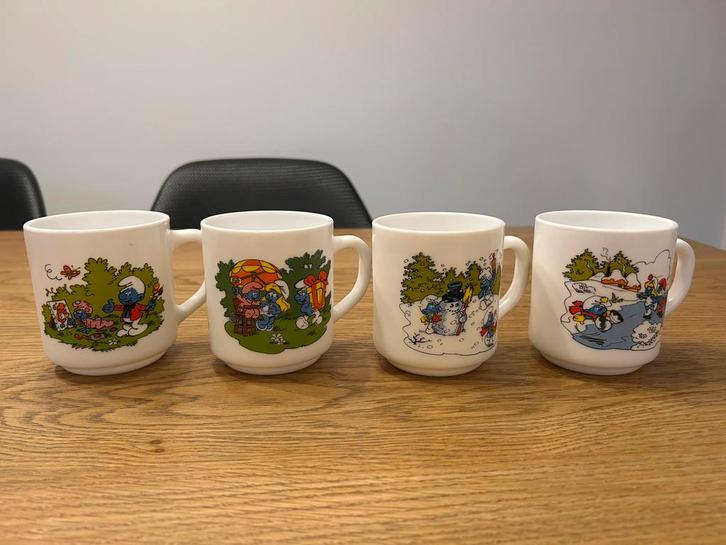 Smurfentassen, €4 per stuk, Verzamelen, Retro, Huis en Inrichting, Ophalen of Verzenden
