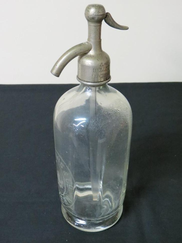 oude spuitfles - siphon fles, Antiek en Kunst, Antiek | Glaswerk en Kristal, Ophalen of Verzenden