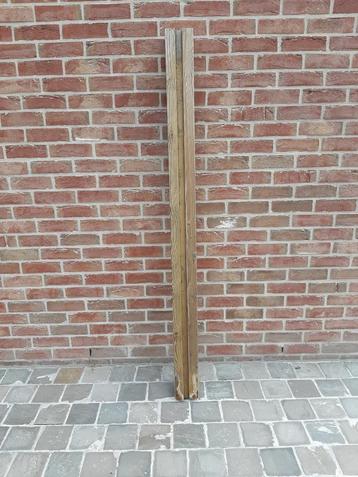 gleufpaal hout Douglas geimpregneerd,12 op 12 cm,1,80 m hoog beschikbaar voor biedingen