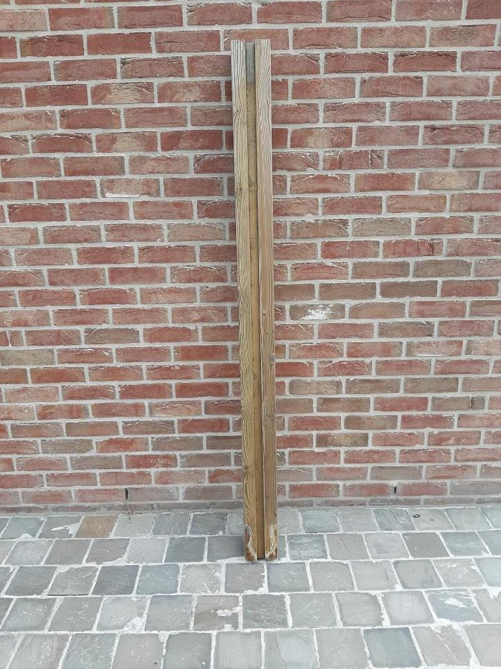 gleufpaal hout Douglas geimpregneerd,12 op 12 cm,1,80 m hoog, Tuin en Terras, Tuinschermen, Zo goed als nieuw, Hout, 150 tot 200 cm