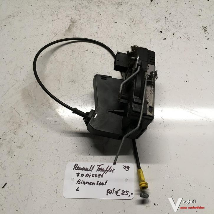 Renault Traffic 2009 2.0 diesel  Binnenslot Linksvoor of Rec, Auto-onderdelen, Carrosserie, Gebruikt, Ophalen of Verzenden