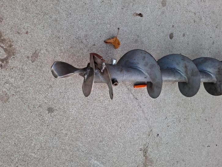 STIHL Grondboor 150mm voor BT 131 en BT560, Tuin en Terras, Hand-tuingereedschap, Nieuw, Grondboor, Ophalen