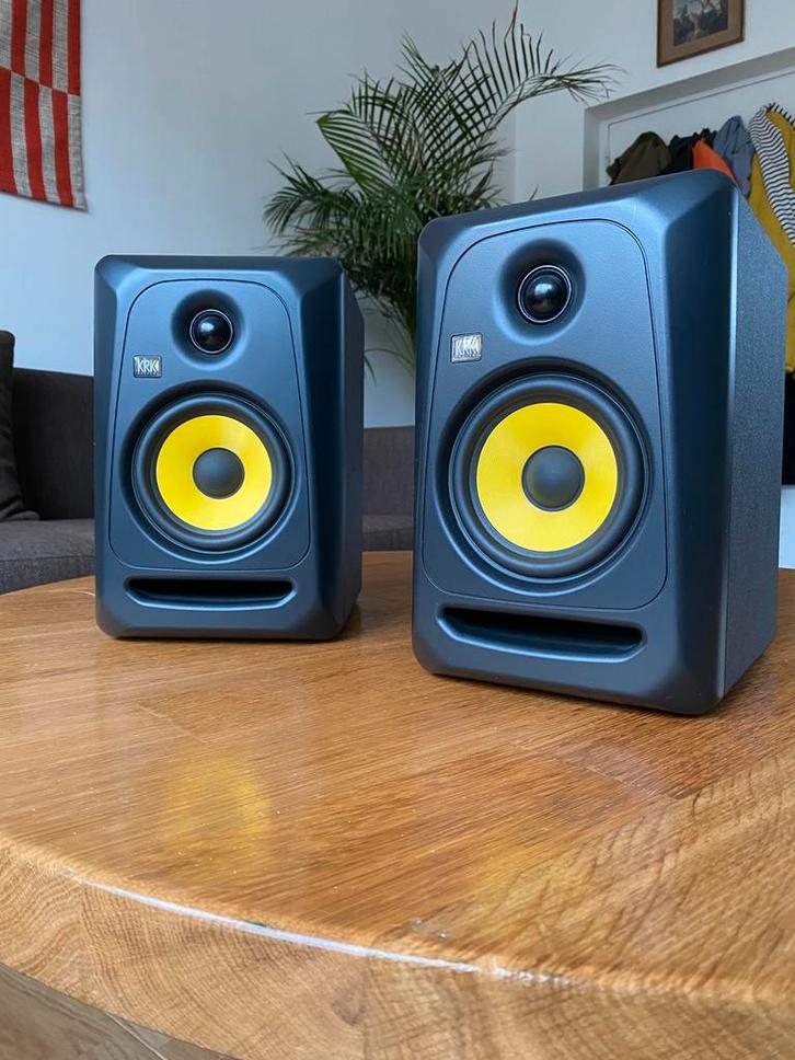 KRK Rokit 5, 2 boîtiers haut-parleurs, moniteurs classiques, TV, Hi-fi & Vidéo, Enceintes, Comme neuf, Enlèvement