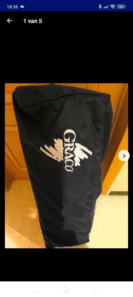 Graco plooibed en Aerosleep benodigdheden, Kinderen en Baby's, Kinderkamer | Bedden, Zo goed als nieuw, Matras, Ophalen