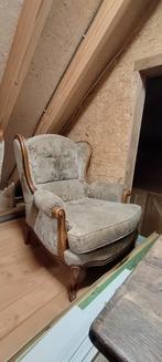Zetels / fauteuils, Huis en Inrichting, Fauteuils, Hout, Gebruikt, 75 tot 100 cm, 50 tot 75 cm