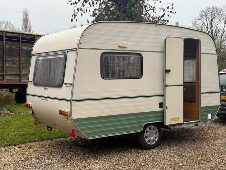Caravan Vintage LMC Lord Munsterland  max 750 kg, Caravans en Kamperen, Caravans, Particulier, tot en met 3, 500 - 750 kg, Treinzit
