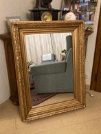 Grand miroir - doré, Antiquités & Art, Rectangulaire, 50 à 100 cm, Enlèvement, Moins de 100 cm