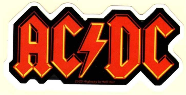 ACDC sticker #3, Verzamelen, Muziek, Artiesten en Beroemdheden, Nieuw, Verzenden