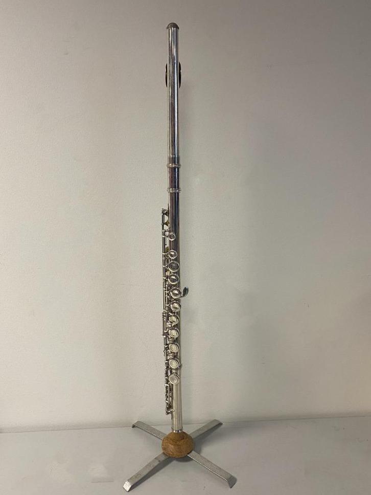 Dwarsfluit, Muziek en Instrumenten, Blaasinstrumenten | Dwarsfluiten en Piccolo's, Gebruikt, Dwarsfluit, Met koffer of tas, Ophalen