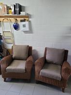 TE KOOP ROTAN ZETELS Asia, Huis en Inrichting, Ophalen, Eenpersoons, 75 tot 100 cm, Zo goed als nieuw