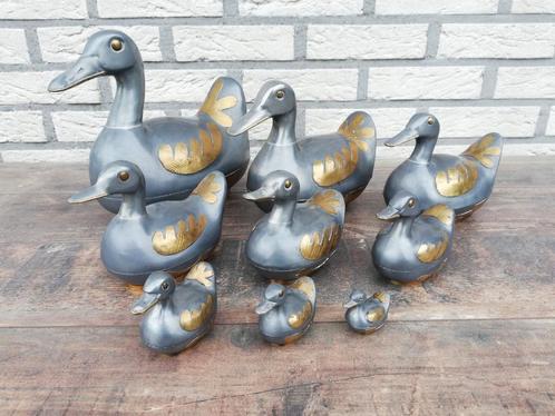 Set van 9 eendjes, Verzamelen, Beelden en Beeldjes, Zo goed als nieuw, Ophalen of Verzenden