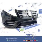 W447 VITO / V KLASSE AMG VOORBUMPER COMPLEET ZWART ORIGINEEL, Gebruikt, Ophalen of Verzenden, Bumper, Mercedes-Benz