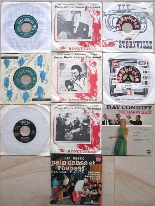 Lot van 10 JAZZ vinyl singles van rond 1960, CD & DVD, Vinyles Singles, Utilisé, Single, Jazz et Blues, 7 pouces, Enlèvement ou Envoi