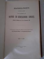 Actes du Congrès médical naturel et flamand 1907., Antiquités & Art, Enlèvement ou Envoi