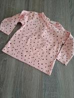 Next baby roze longsleeve met bolletjes 9-12 maand, Kinderen en Baby's, Meisje, Ophalen of Verzenden, Zo goed als nieuw, Next