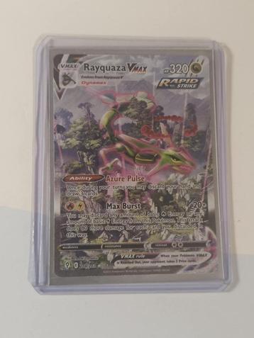 Pokémon kaart Rayquaza Vmax 218/203 beschikbaar voor biedingen