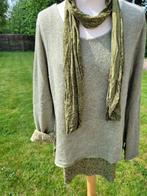 Khaki pull, Kleding | Dames, Ophalen of Verzenden, Zo goed als nieuw, Maat 42/44 (L), Groen