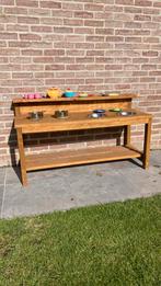 Houten buitenkeukentje, Kinderen en Baby's, Speelgoed | Buiten | Speelhuisjes, Ophalen, Gebruikt, Hout