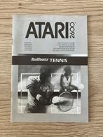 Atari 2600 tennis manual, Consoles de jeu & Jeux vidéo, Jeux | Atari, Comme neuf, Enlèvement ou Envoi