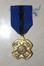 orde Leopold II goud, Ophalen of Verzenden, Landmacht, Lintje, Medaille of Wings