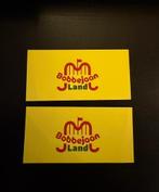 2 tickets Bobbejaanland, Tickets en Kaartjes, Twee personen, Ticket of Toegangskaart