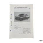 Kluwer | Fiat 131 Supermirafiori 1600 TC Sedan | 1978 | NL, Auto diversen, Handleidingen en Instructieboekjes, Ophalen of Verzenden