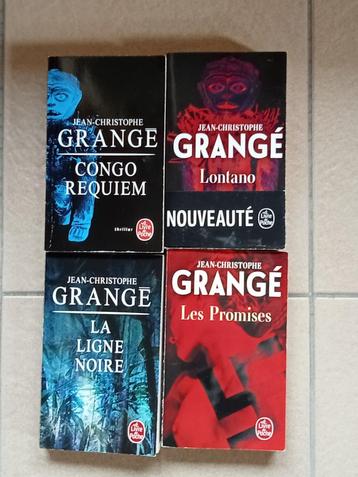 A vendre 4 livres de Jean Christophe Grangé