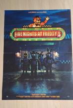 Affiche Five Nights At Freddy's, Rechthoekig Staand, Deurposter of groter, Ophalen of Verzenden, Zo goed als nieuw