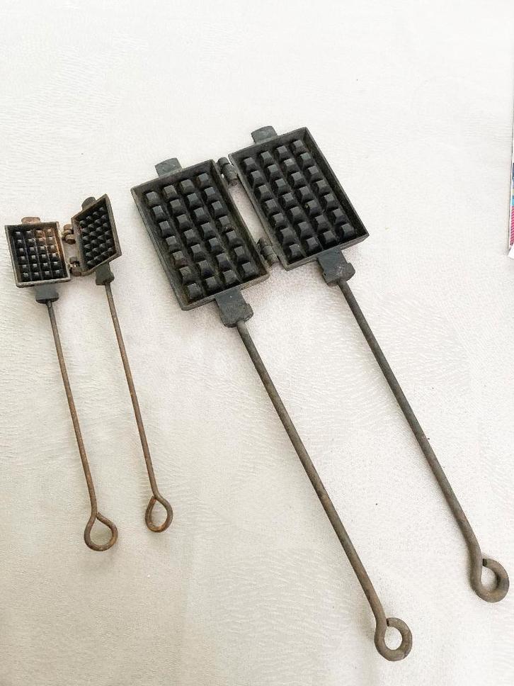 Anciens gaufriers en fonte, Elektronische apparatuur, Wafelijzers, Ophalen