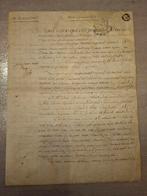 Parchemin original daté de 1786 – Château d’Everly (Seine-et, Ophalen of Verzenden