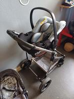 Poussette trio, Ophalen, Zo goed als nieuw, Kinderwagen, Met reiswieg