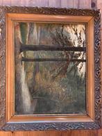 Huile sur toile, Antiek en Kunst, Kunst | Schilderijen | Klassiek, Ophalen