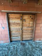 Dubbele houten zelfbouw deur, Enlèvement, Comme neuf