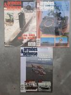 militaria 3 tijdschriften armées & defense, Boek of Tijdschrift, Ophalen of Verzenden, Landmacht