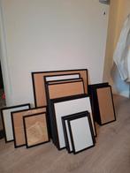 Collectie zwarte aluminium kaders, Ophalen, Zo goed als nieuw