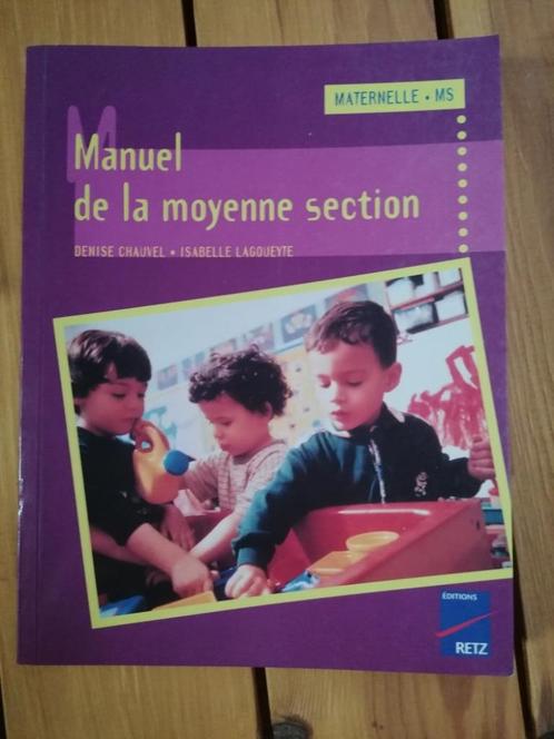 Manuel de la maternelle moyenne section Isabelle Lagoueyte,, Boeken, Schoolboeken, Gelezen, Ophalen of Verzenden