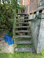 trap + ijzeren balustrades, Doe-het-zelf en Bouw, Ophalen, Gebruikt, Trap, Minder dan 2 meter