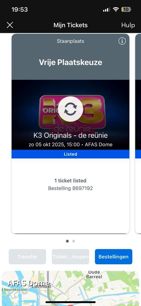 Tickets K3 Originals 5 oktober (15u), Tickets en Kaartjes, Evenementen en Festivals, Twee personen